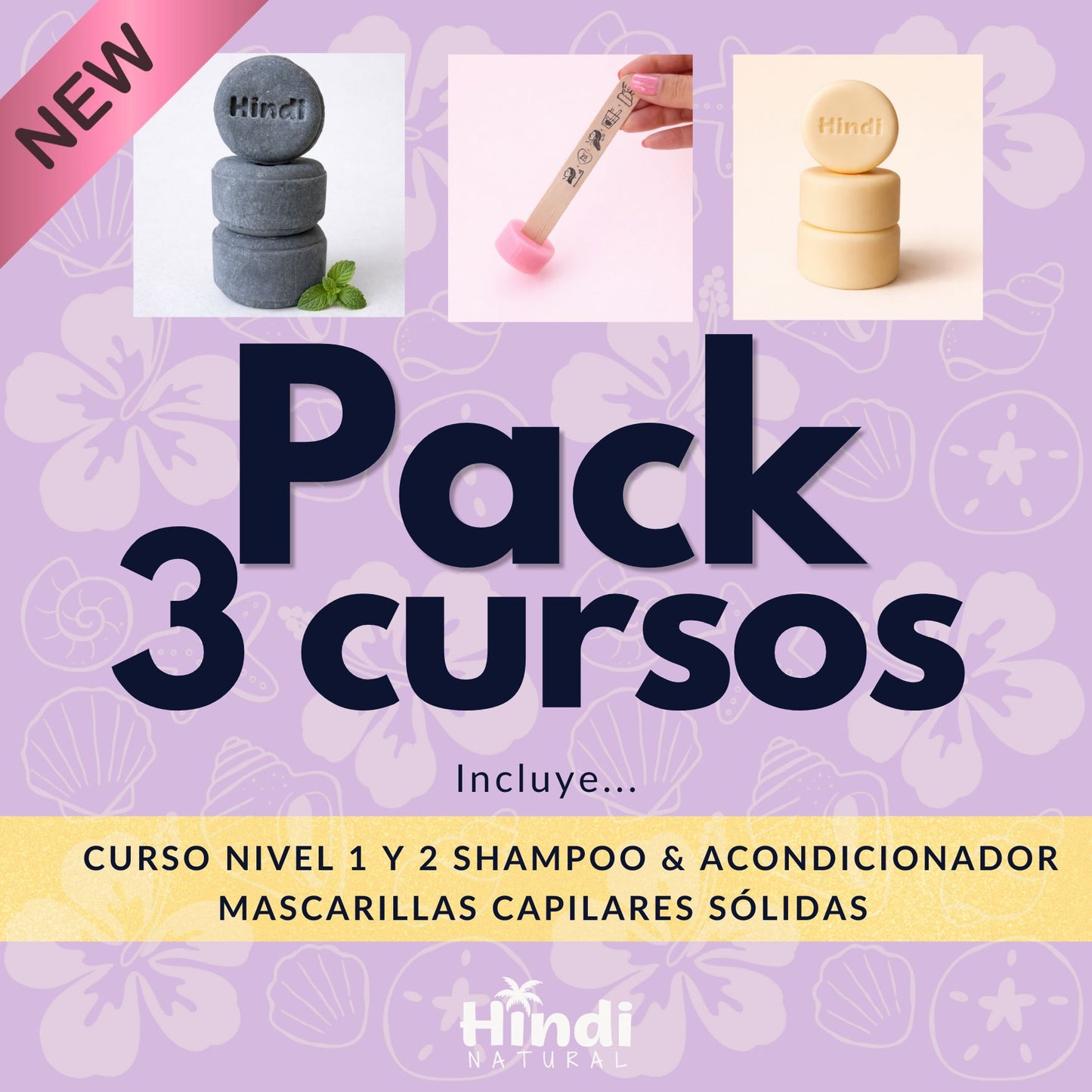 Pack Completo: Curso Shampoo y Acondicionador Nivel 1 + Nivel 2 + Curso Mascarillas Capilares