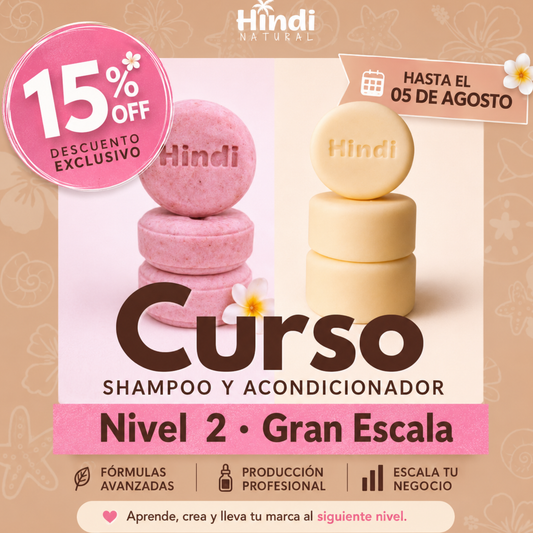 Curso Shampoo & Acondicionador Nivel 2 Gran Escala