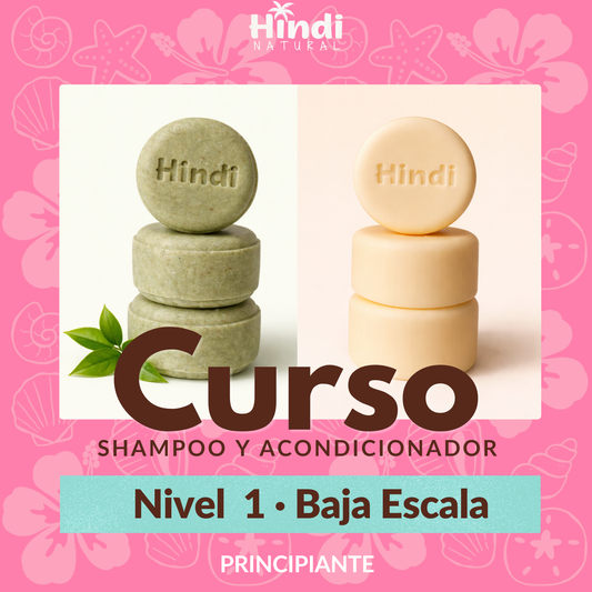 Curso Shampoo & Acondicionador Nivel 1 Baja Escala
